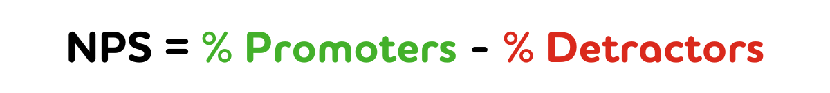 Net Promoter Score calculation