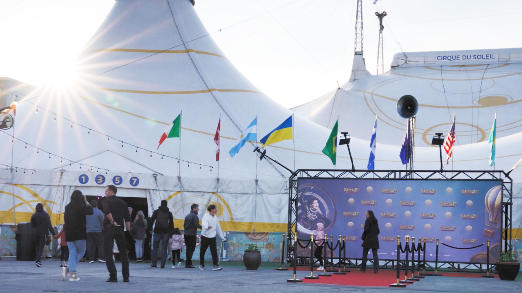Chapiteau du Cirque du Soleil