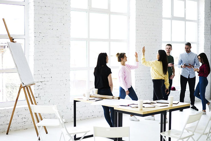 People in meeting room