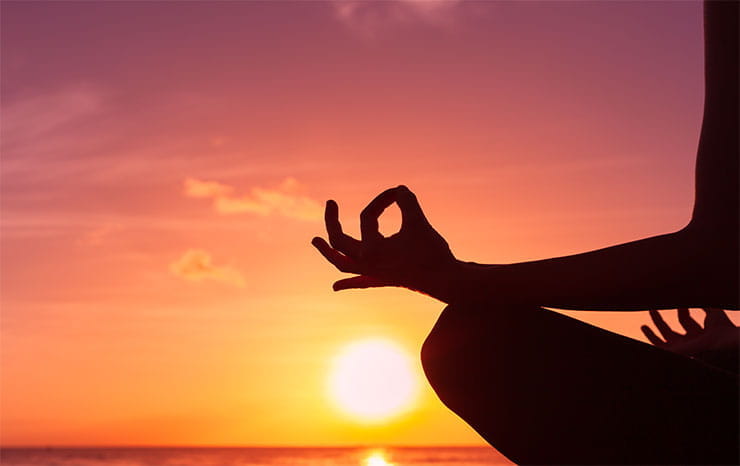 Woman doing yoga