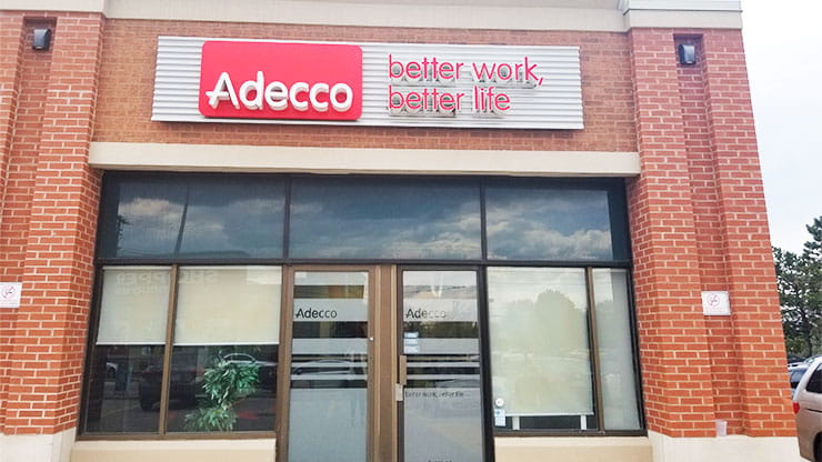 Adecco Burlington storefront
